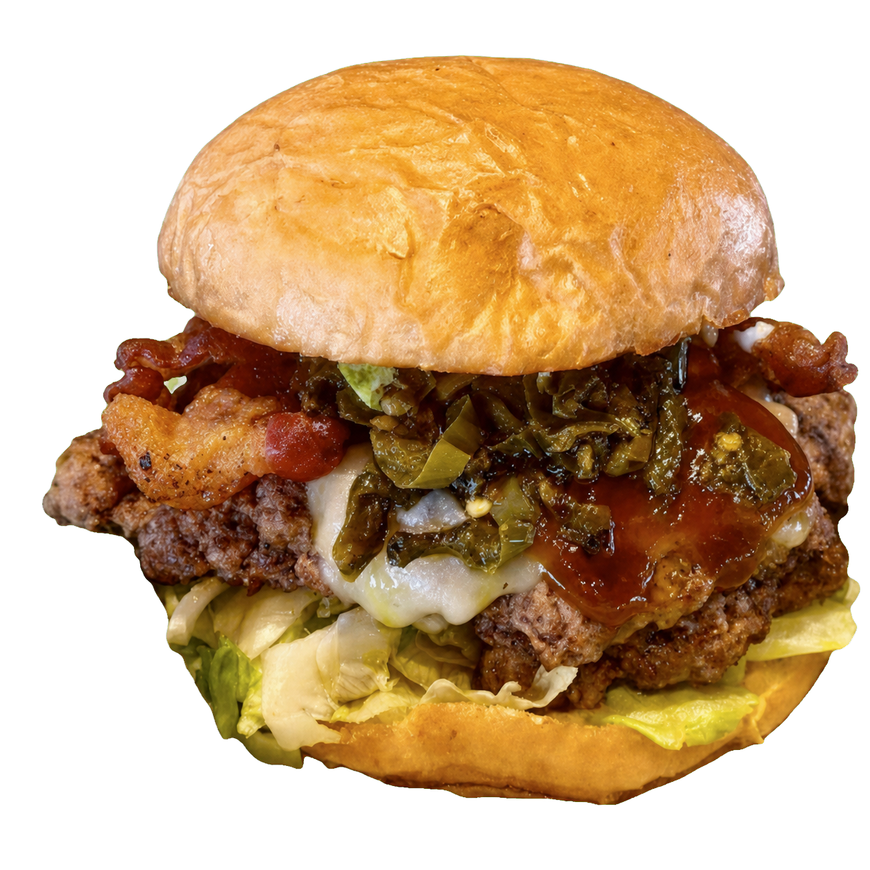 Texas sized Blue Sky burger